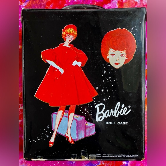 BARBIE CASE © 1965 Mattel
Black vinyl - vintage - RARE for Collectors - Picture 1 of 16
